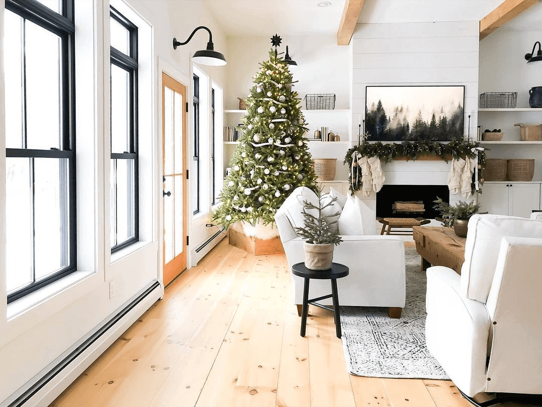 King of Christmas 12' King Fraser Fir Quick-Shape Artificial Christmas Tree with 2300 Warm White & Multi-Color LED Lights