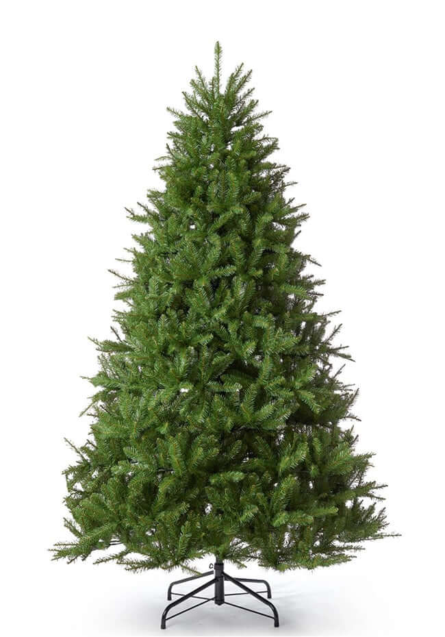 King of Christmas (OPEN BOX) 7.5' Yorkshire Fir Artificial Christmas Tree Unlit, FINAL SALE
