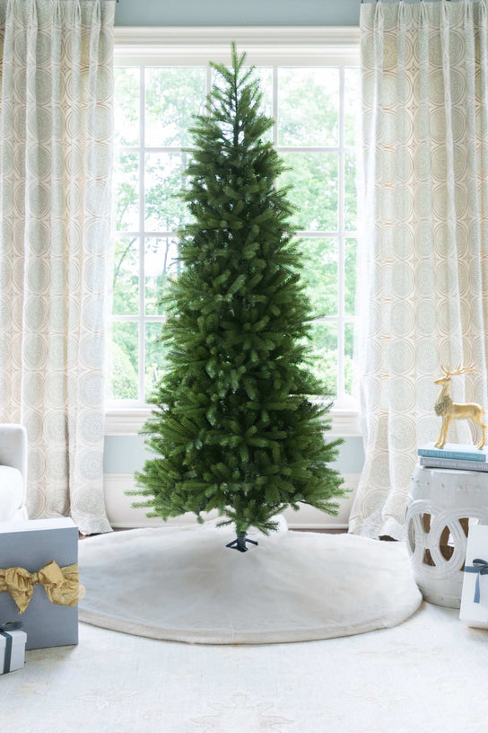 King of Christmas 10' King Fraser Fir Slim Quick-Shape Artificial Christmas Tree Unlit