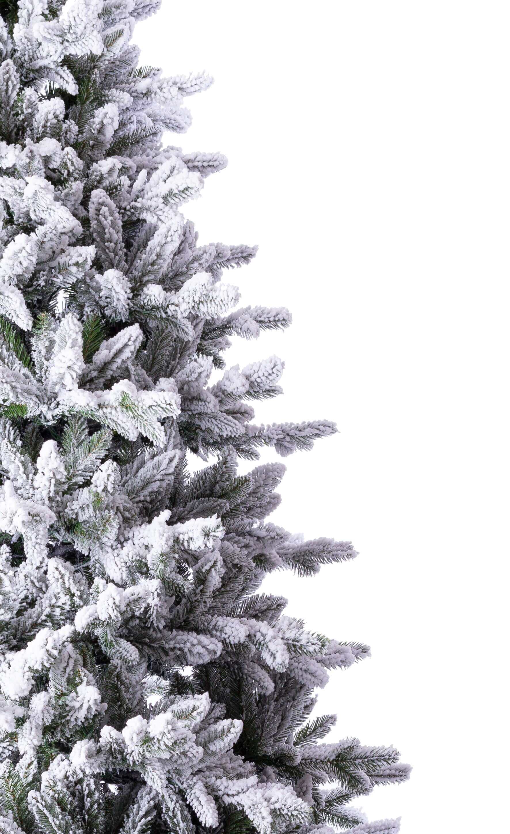 King of Christmas (OPEN BOX) 6.5' Queen Flock® Artificial Christmas Tree Unlit, FINAL SALE