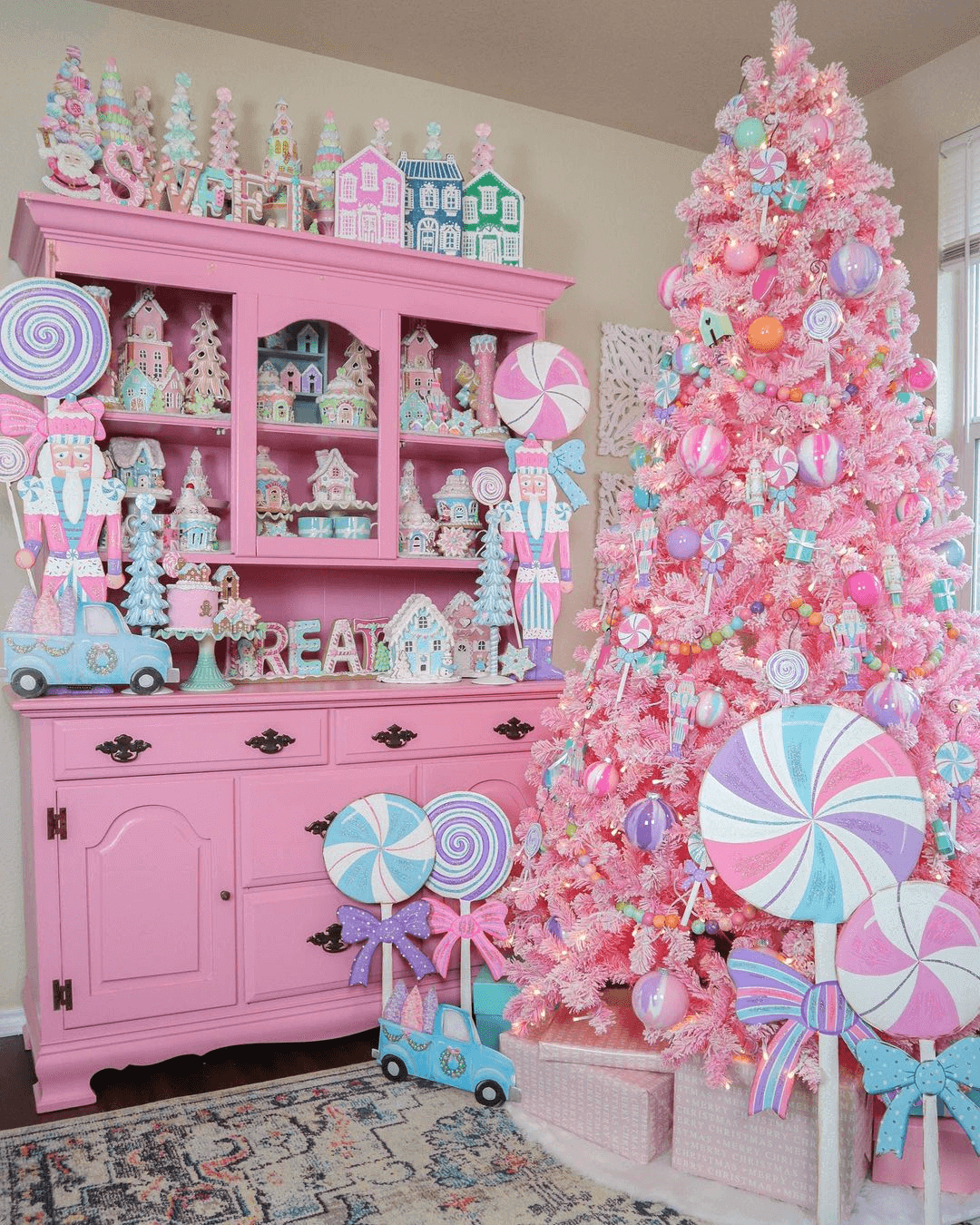 Duchess Pink Flock: The Ultimate Flocked Pink Christmas Tree for a Magical Holiday