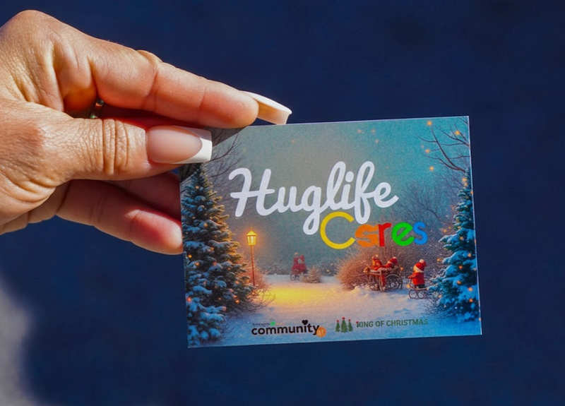 Bringing Holiday Joy to Atlanta: 850+ Artificial Christmas Trees Donated With HugLife Cares