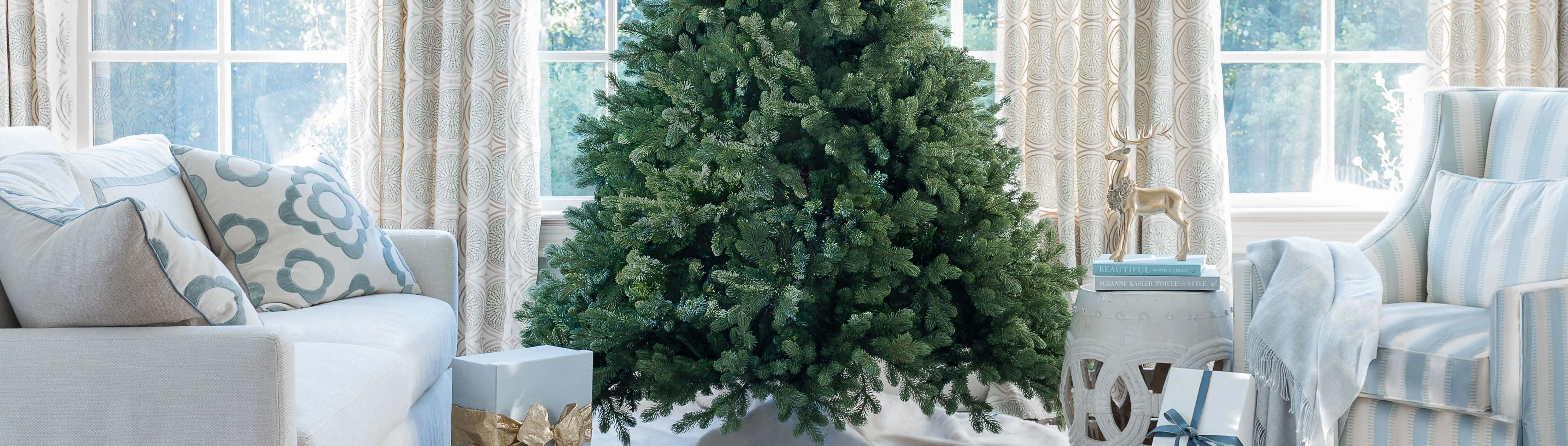 King of Christmas Artificial Cypress Spruce Christmas Tree