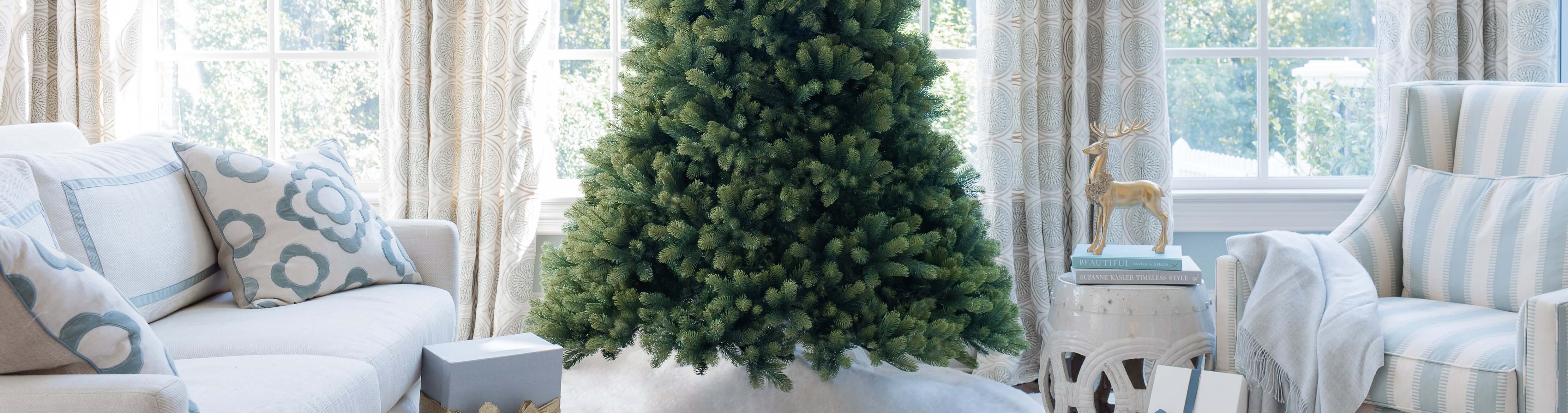 King of Christmas Unlit Artificial Christmas Trees