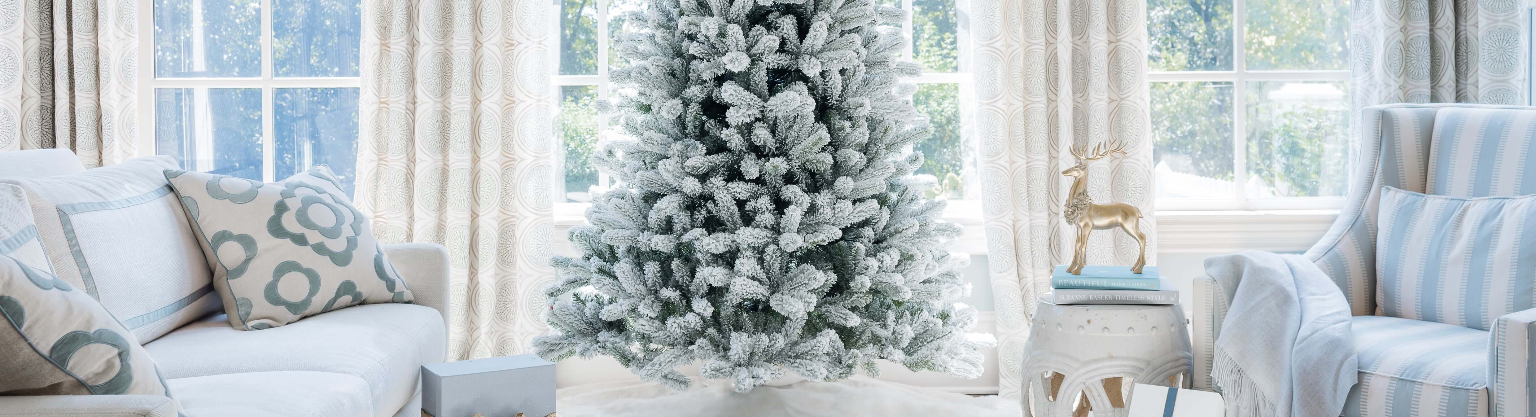 King of Christmas 8 Foot Artificial Christmas Trees