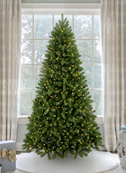 7.5' King Douglas Fir Artificial Christmas Tree with 1000 Warm White & Multi-Color LED Lights