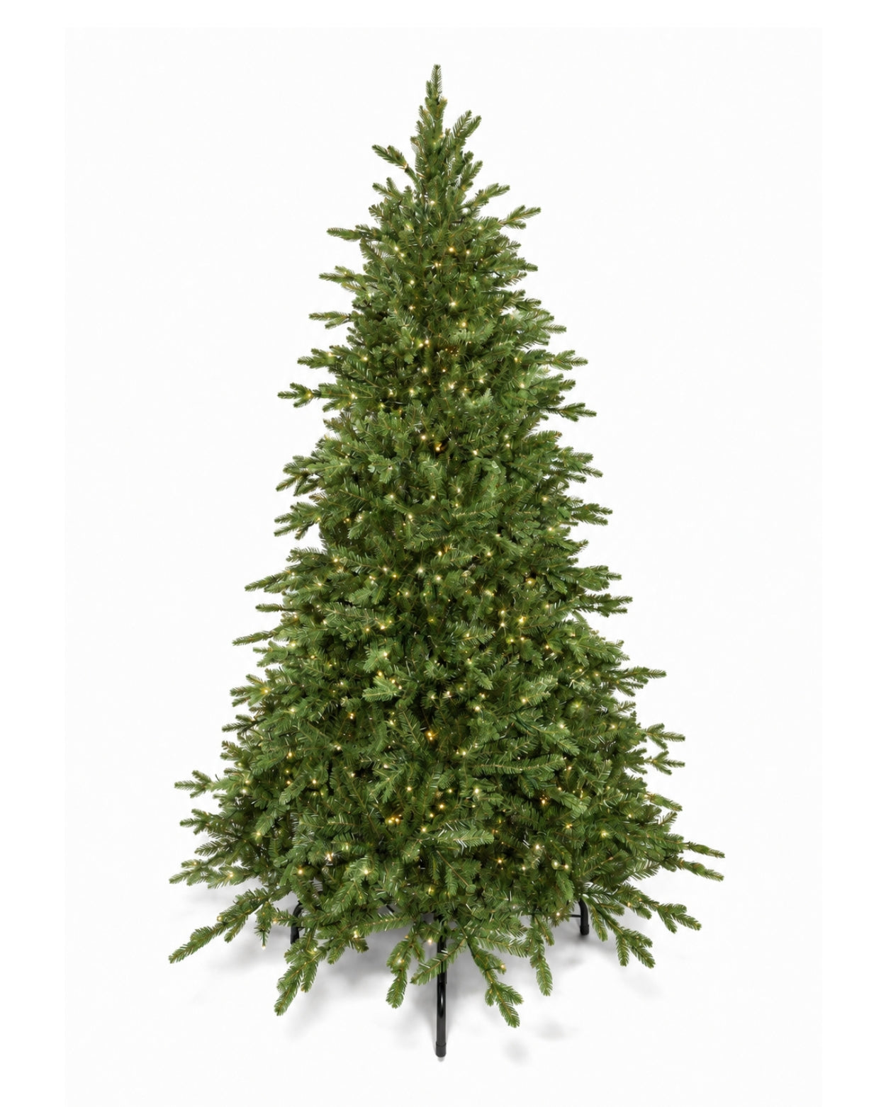 7.5' Alpine Fir Artificial Christmas Tree with 800 Warm White LED Lights
