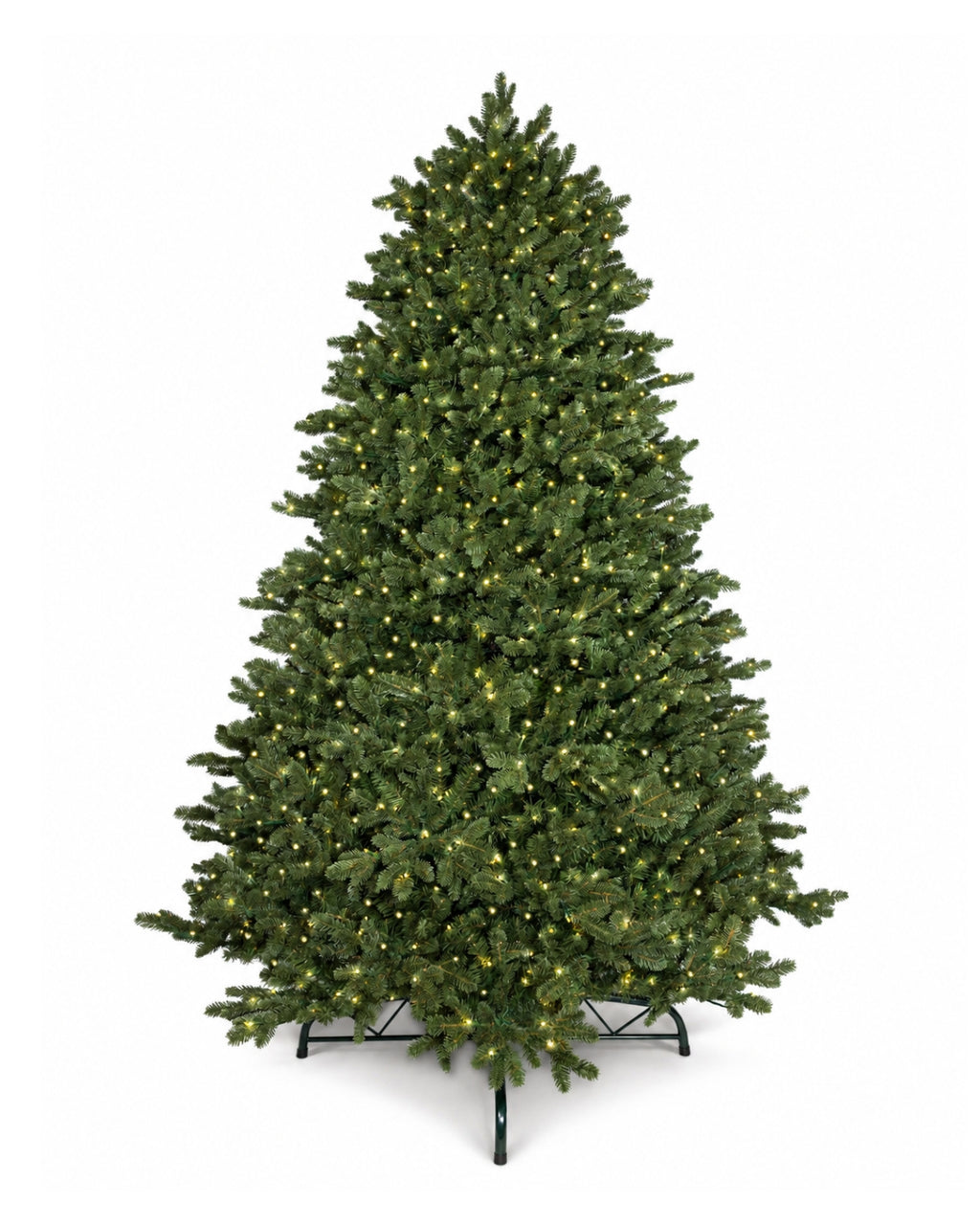 9' Aspen Fir Tree with 2000 Warm White & Multi-Color LED Lights