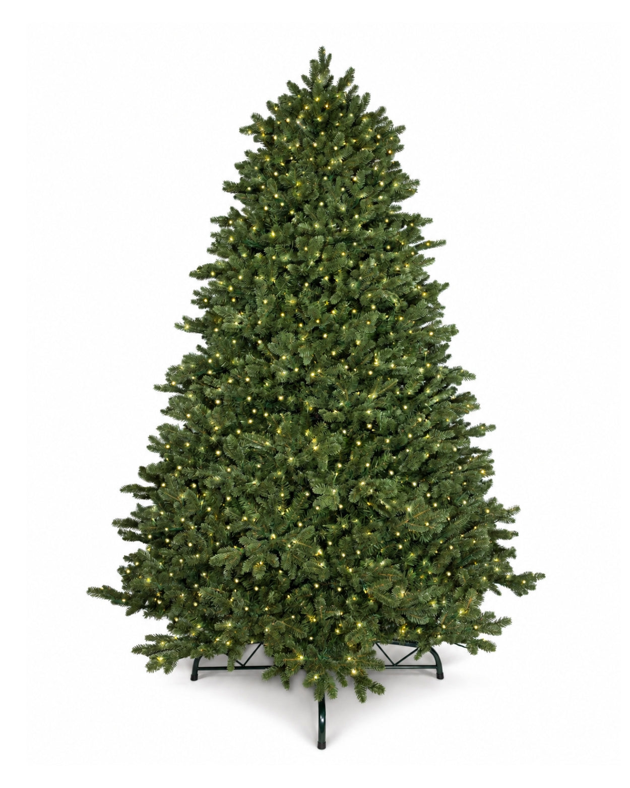 9' Aspen Fir Tree with 2000 Warm White & Multi-Color LED Lights