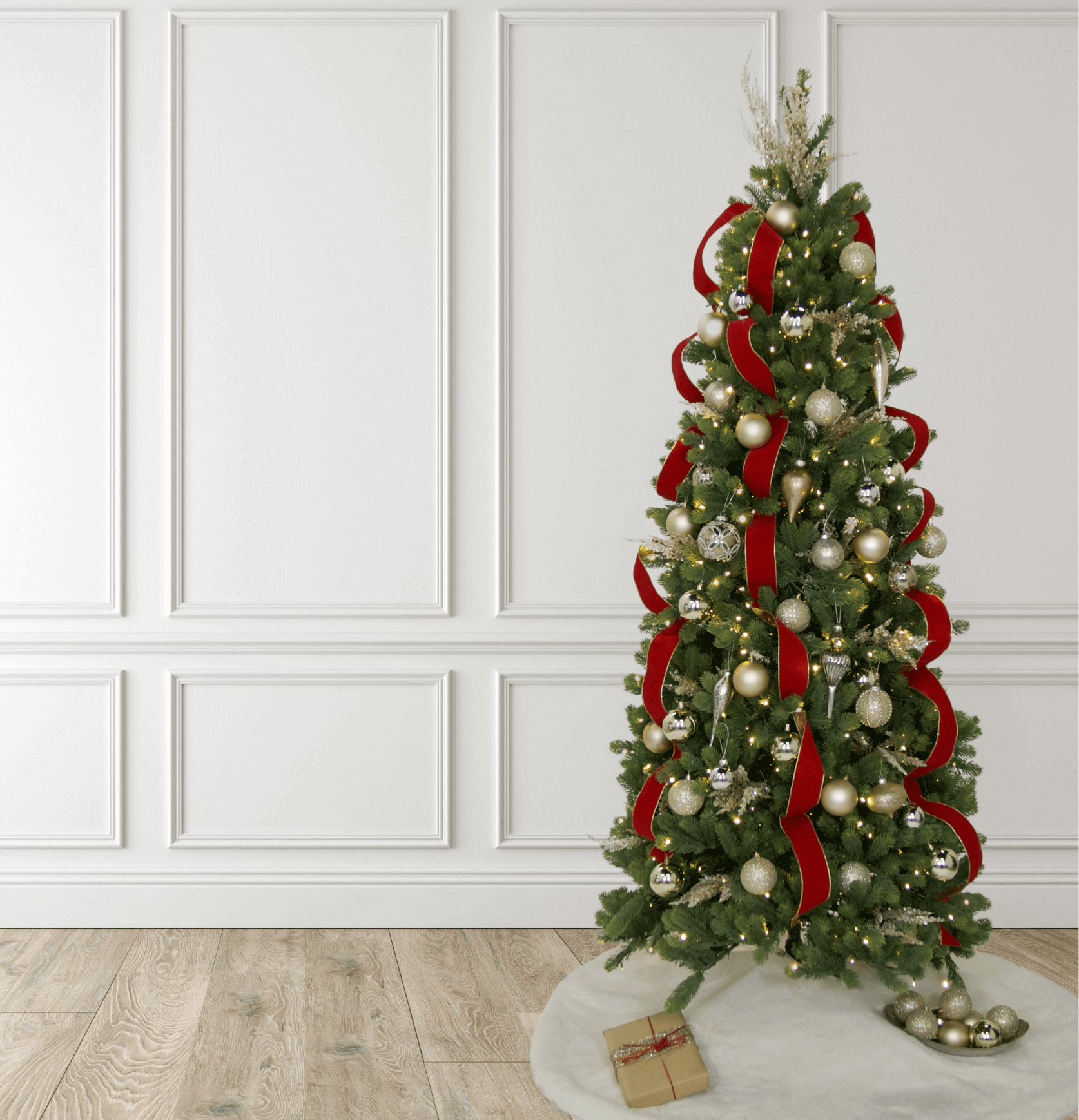 Silver balls for christmas tree deals