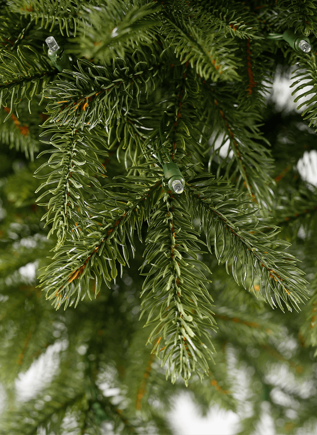 Snowy Artificial Pine Needles Branches Fake Frosted Pine - Temu