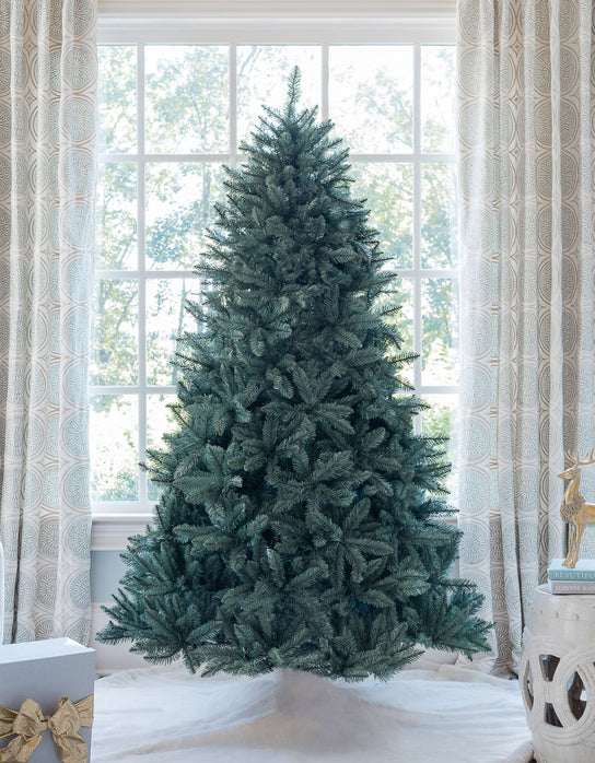 King of Christmas 9' Tribeca Spruce Blue Artificial Christmas Tree Unlit