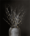 King of Christmas Flocked LED Branches (3 Pack)