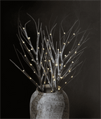 King of Christmas Flocked LED Branches (3 Pack)