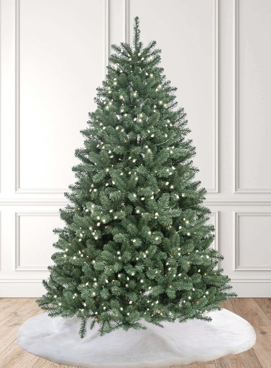 6' Hancock Spruce Artificial Christmas Tree 300 Warm White Led Lights