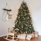 6' Hancock Spruce Tree with Warm White LED Lights - OPEN BOX - FINAL SALE