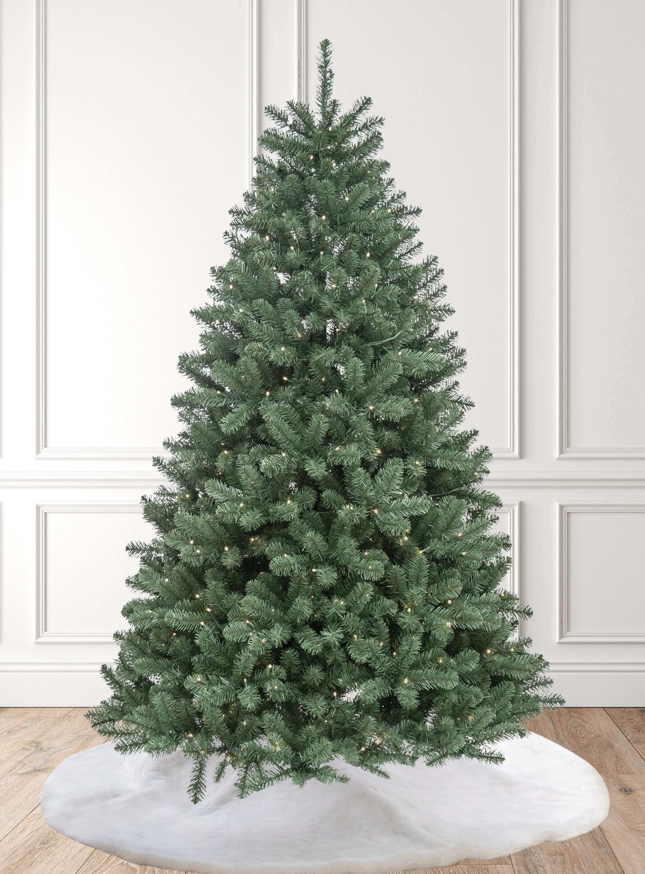 King of Christmas 8' Hancock Spruce Artificial Christmas Tree Unlit. Final Sale.