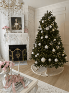King of Christmas White Essential Glass Ornaments (24 Pack)
