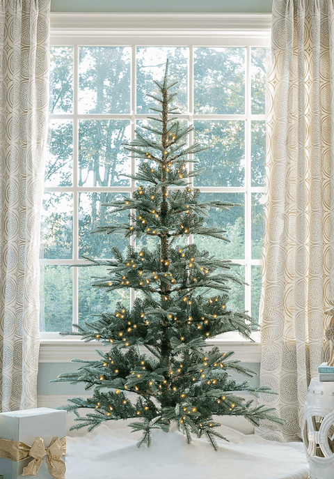 7' King Noble Fir™ Artificial Christmas Tree with 500 Warm White LED Lights