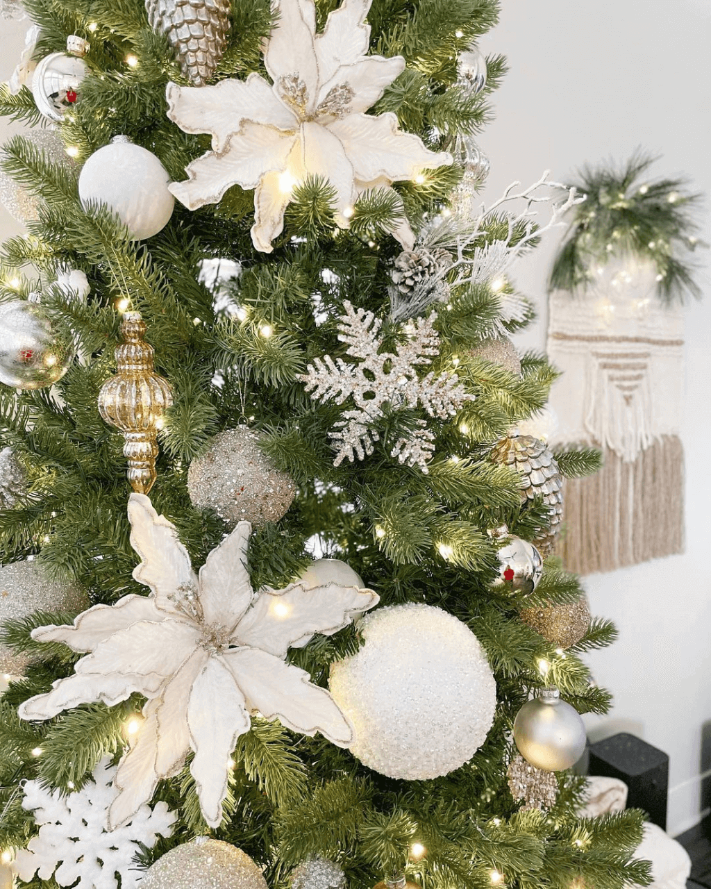 King of Christmas 9' King Douglas Fir Slim Quick-Shape Artificial Christmas Tree with 750 Warm White & Multi-Color LED Lights