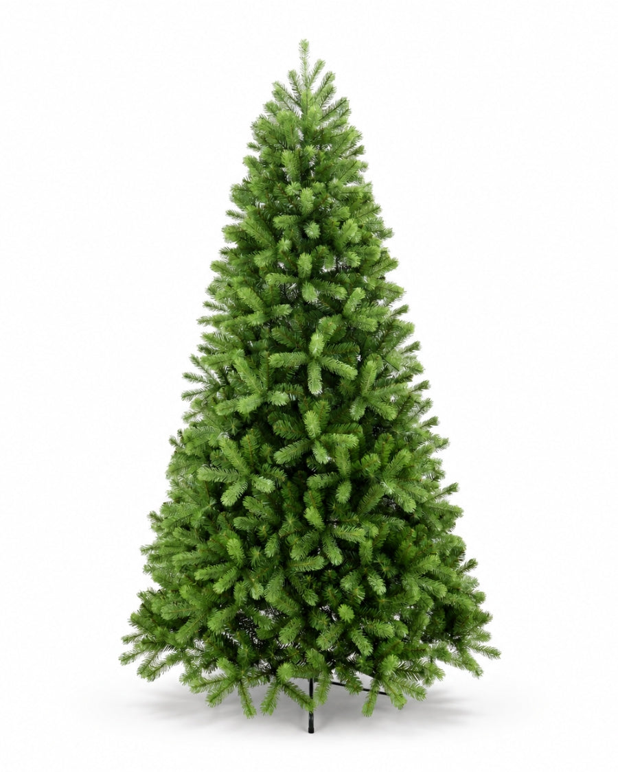 7.5' King Douglas Fir Artificial Christmas Tree with 1000 Warm White & Multi-Color LED Lights