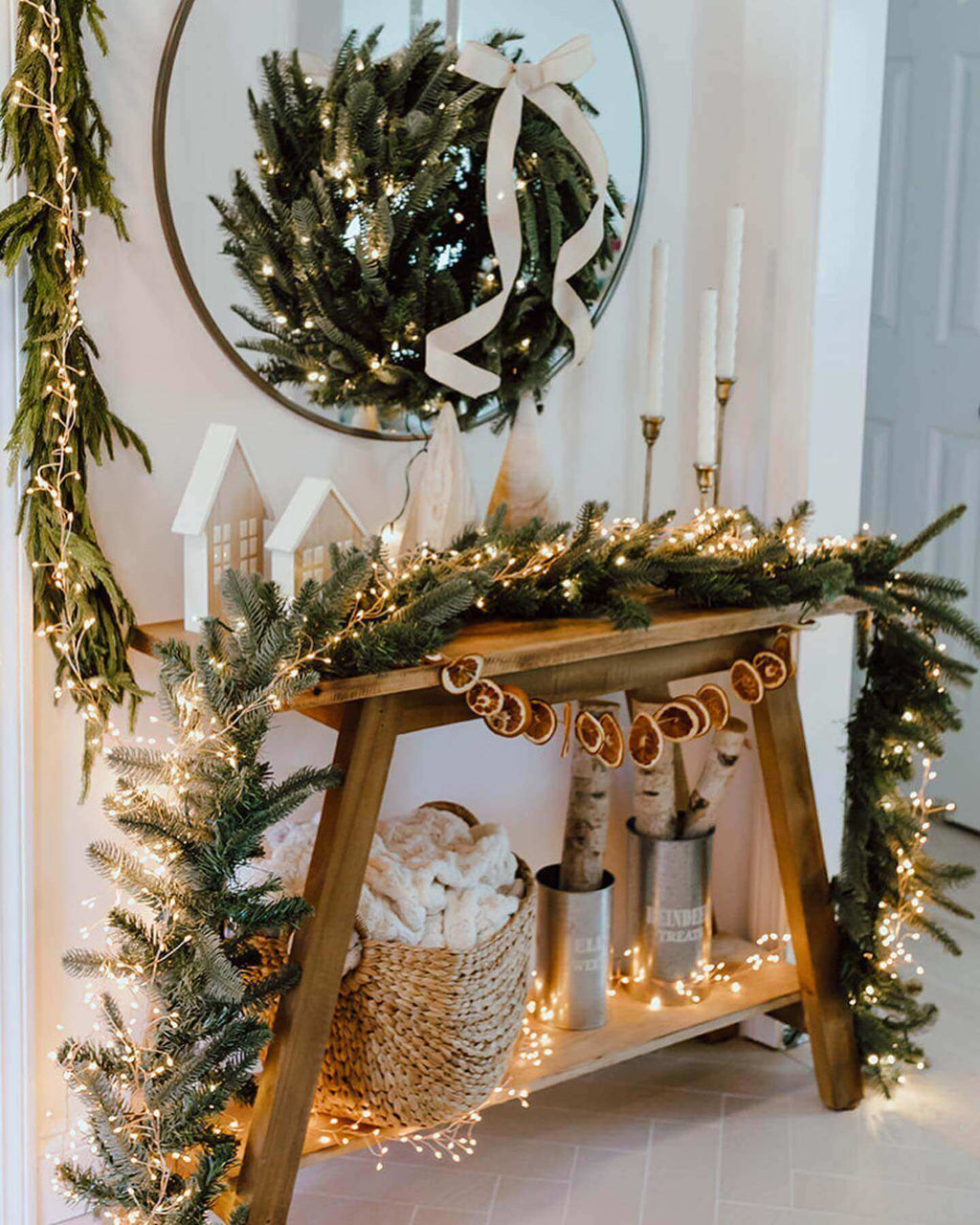 King Noble Fir Collection 4-Piece Set with LED Lights – King of Christmas