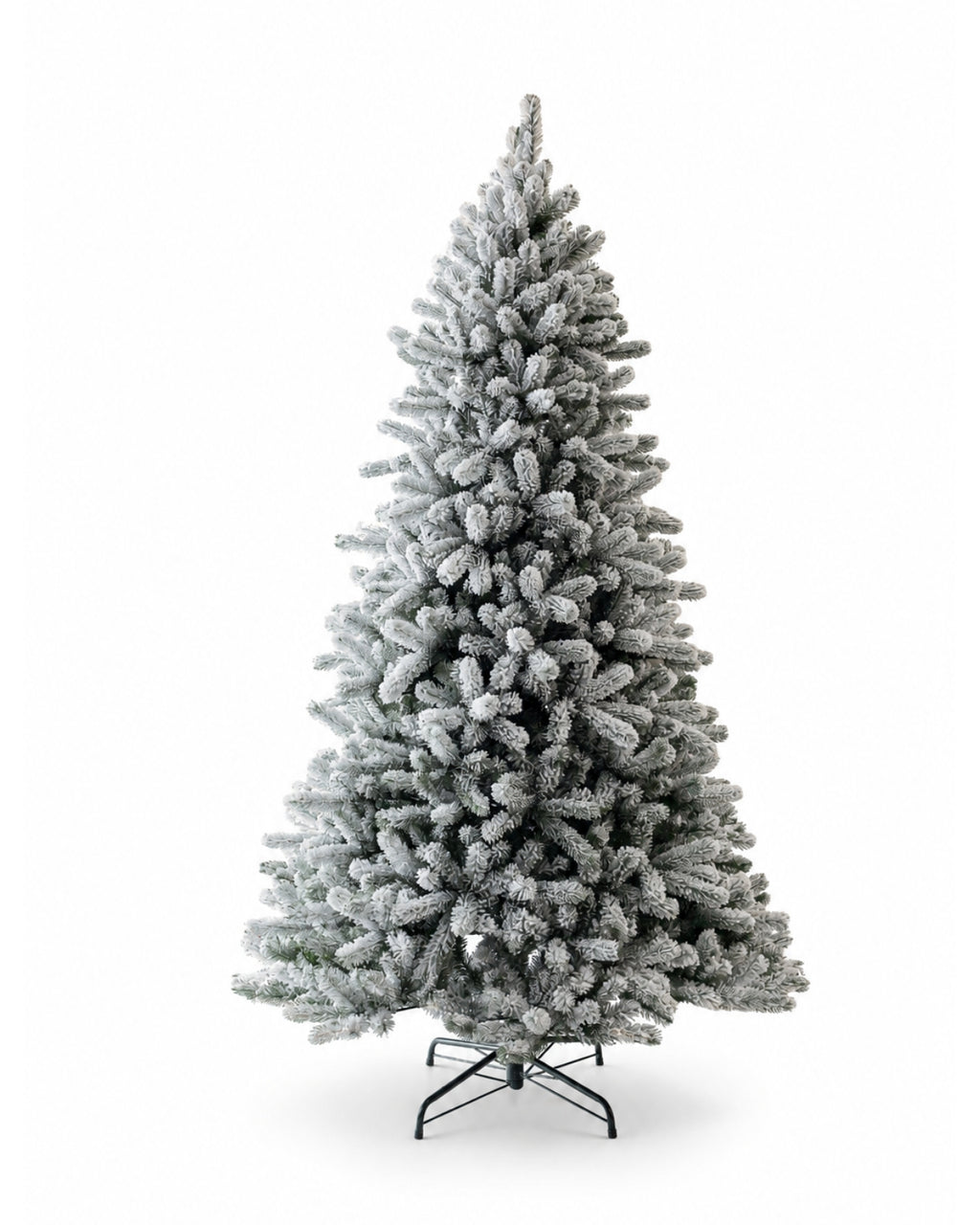 12' King Flock® Artificial Christmas Tree Unlit OPEN BOX - FINAL SALE