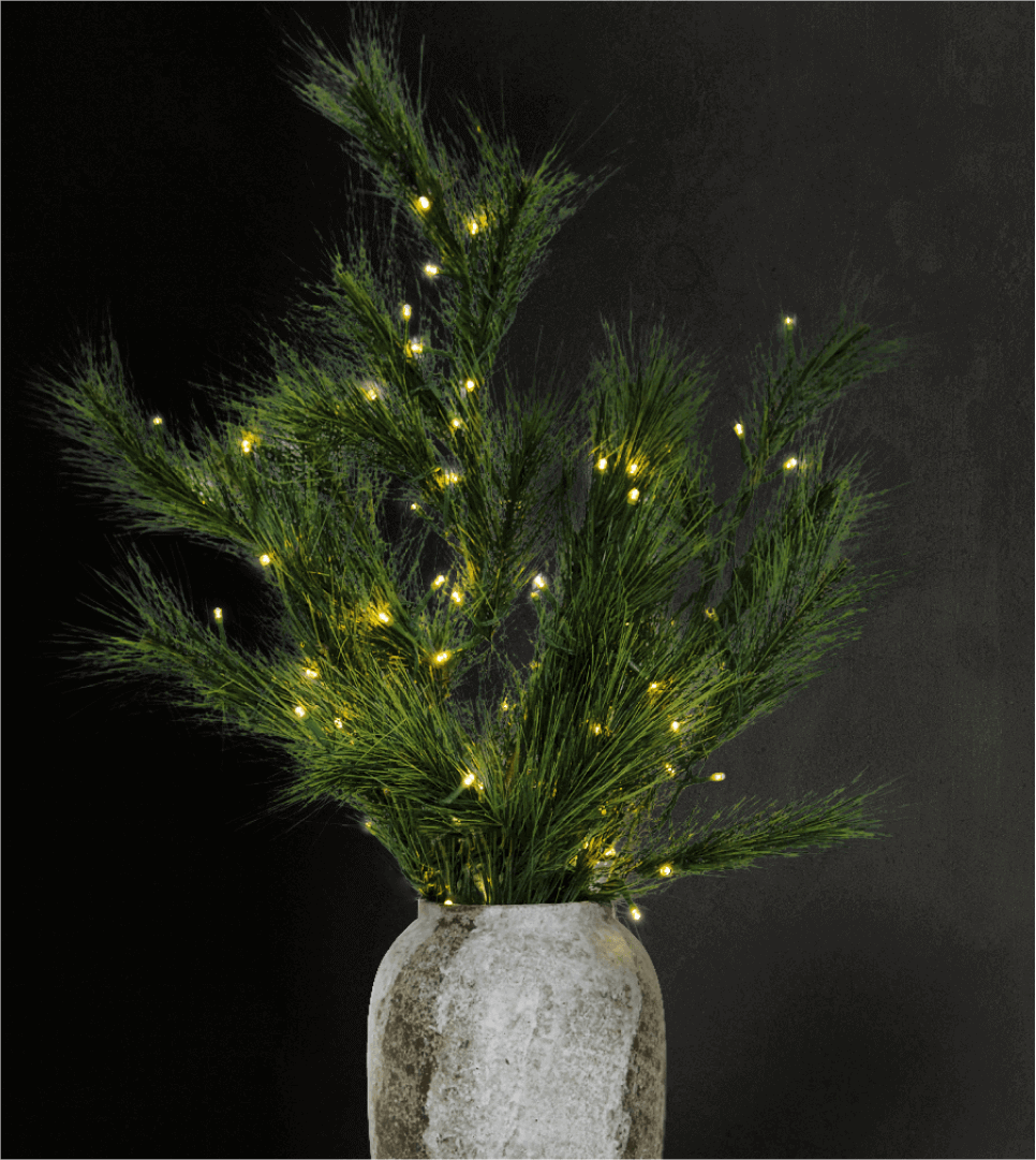 King of Christmas Pine LED Branches (3 Pack)