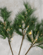 King of Christmas Pine LED Branches (3 Pack)