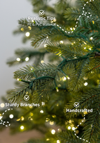 9' Silverpeak Fir™ Artificial Christmas Tree 4700 Lux LED Lights