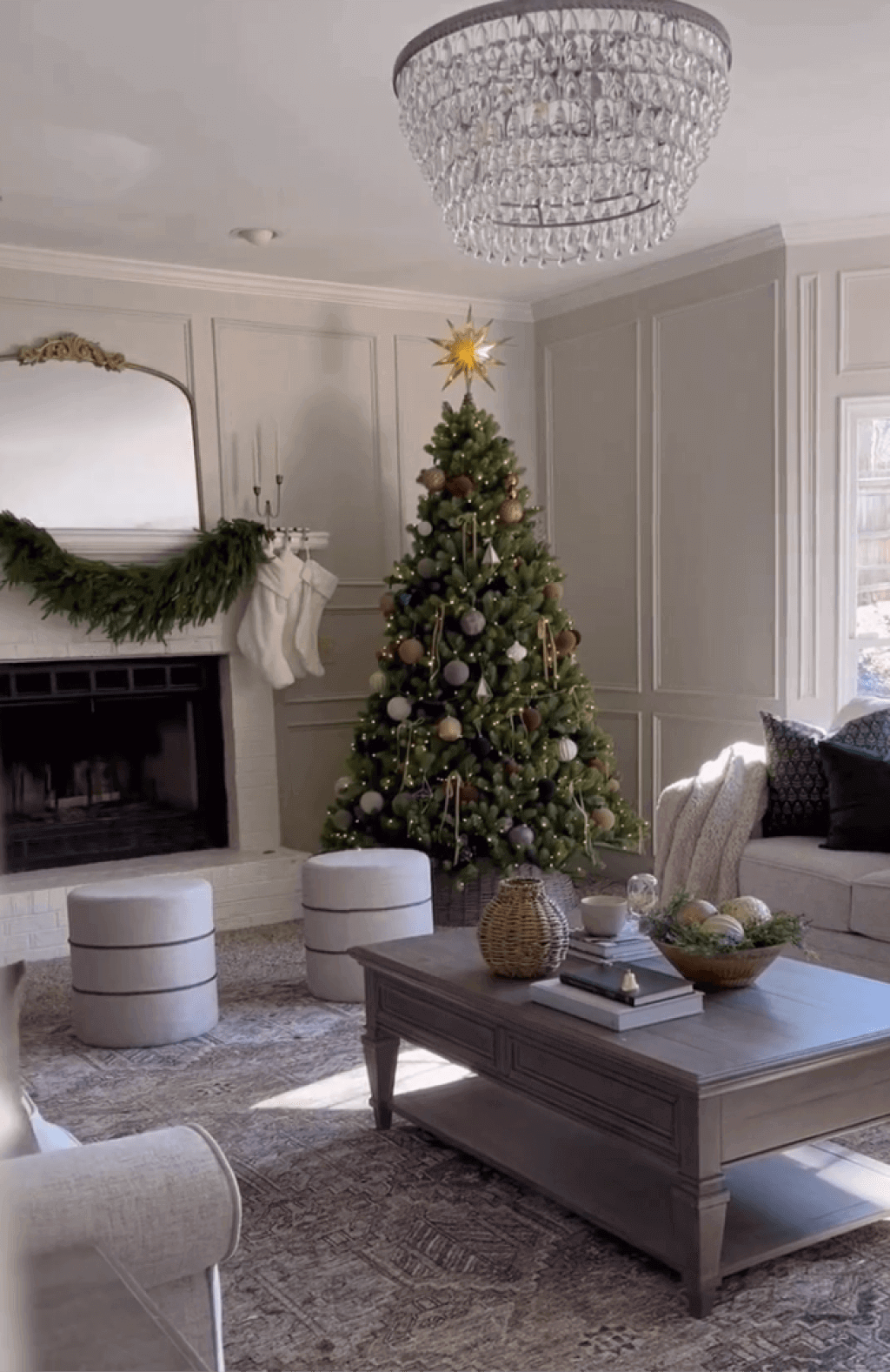 King of Christmas 7.5' Royal Fir Quick-Shape Artificial Christmas Tree with 1000 Warm White & Multi-Color LED Lights