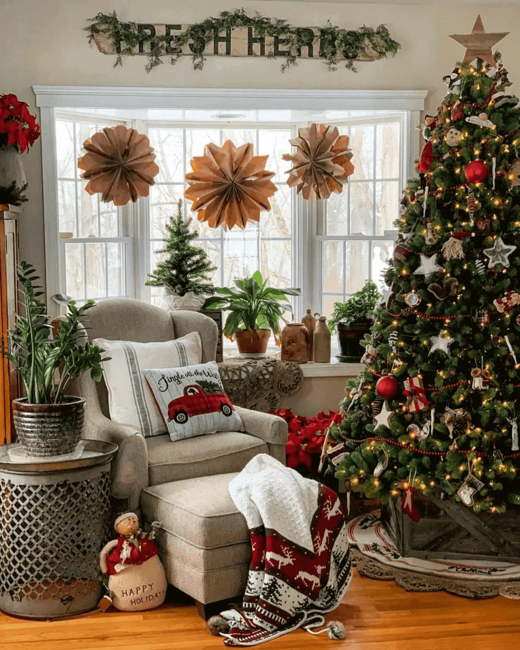 King of Christmas 9' Royal Fir Quick-Shape Artificial Christmas Tree with 1200 Warm White & Multi-Color LED Lights