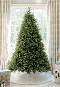 King of Christmas 7.5' Royal Fir Quick-Shape Artificial Christmas Tree with 1000 Warm White & Multi-Color LED Lights