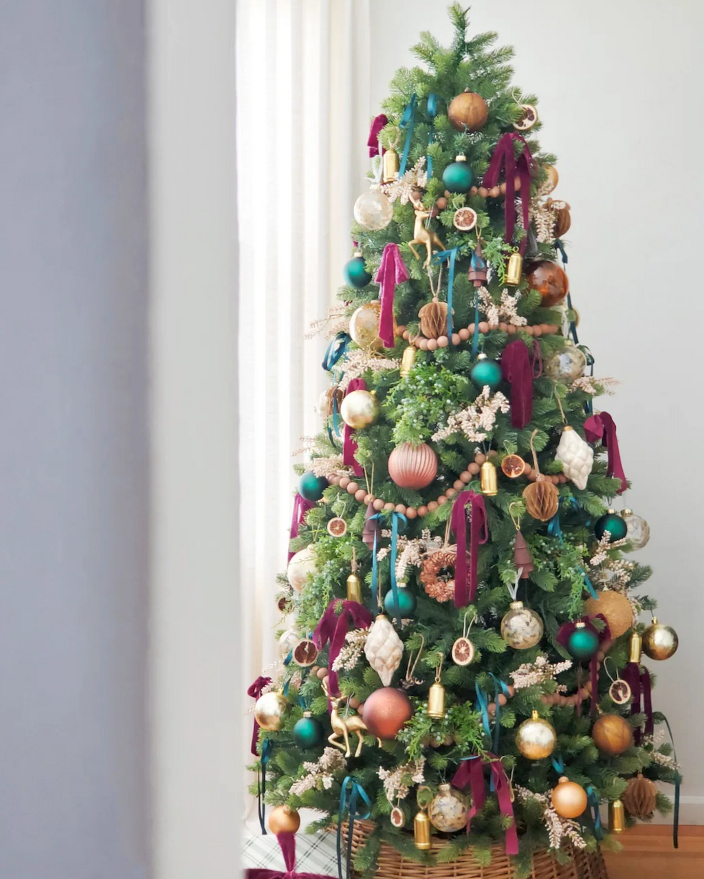 9' Royal Fir Slim Artificial Christmas Tree Unlit