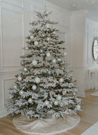 King of Christmas White Essential Glass Ornaments (24 Pack)