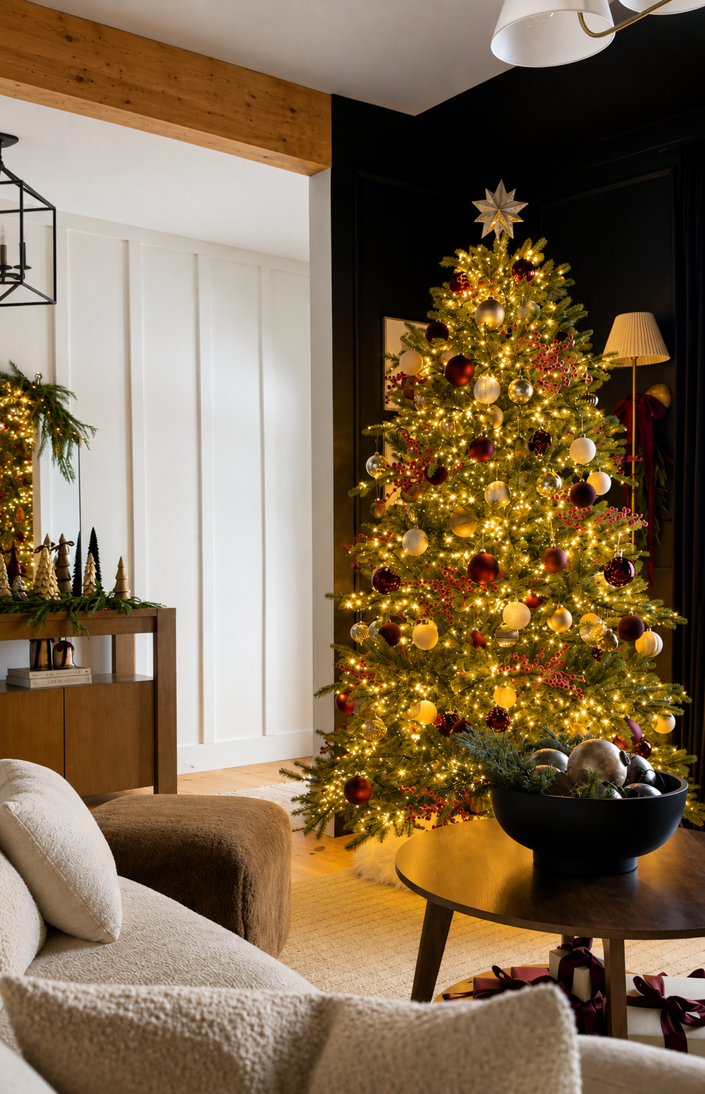9' Silverpeak Fir™ Artificial Christmas Tree 4700 Lux LED Lights