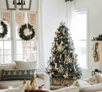 7' Tribeca Blue Spruce Tree with Warm White LED Lights - OPEN BOX - FINAL SALE