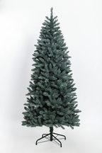 8' Tribeca Blue Spruce Slim Artificial Christmas Tree Unlit
