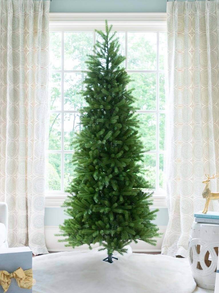 Slim Artificial Christmas Trees 