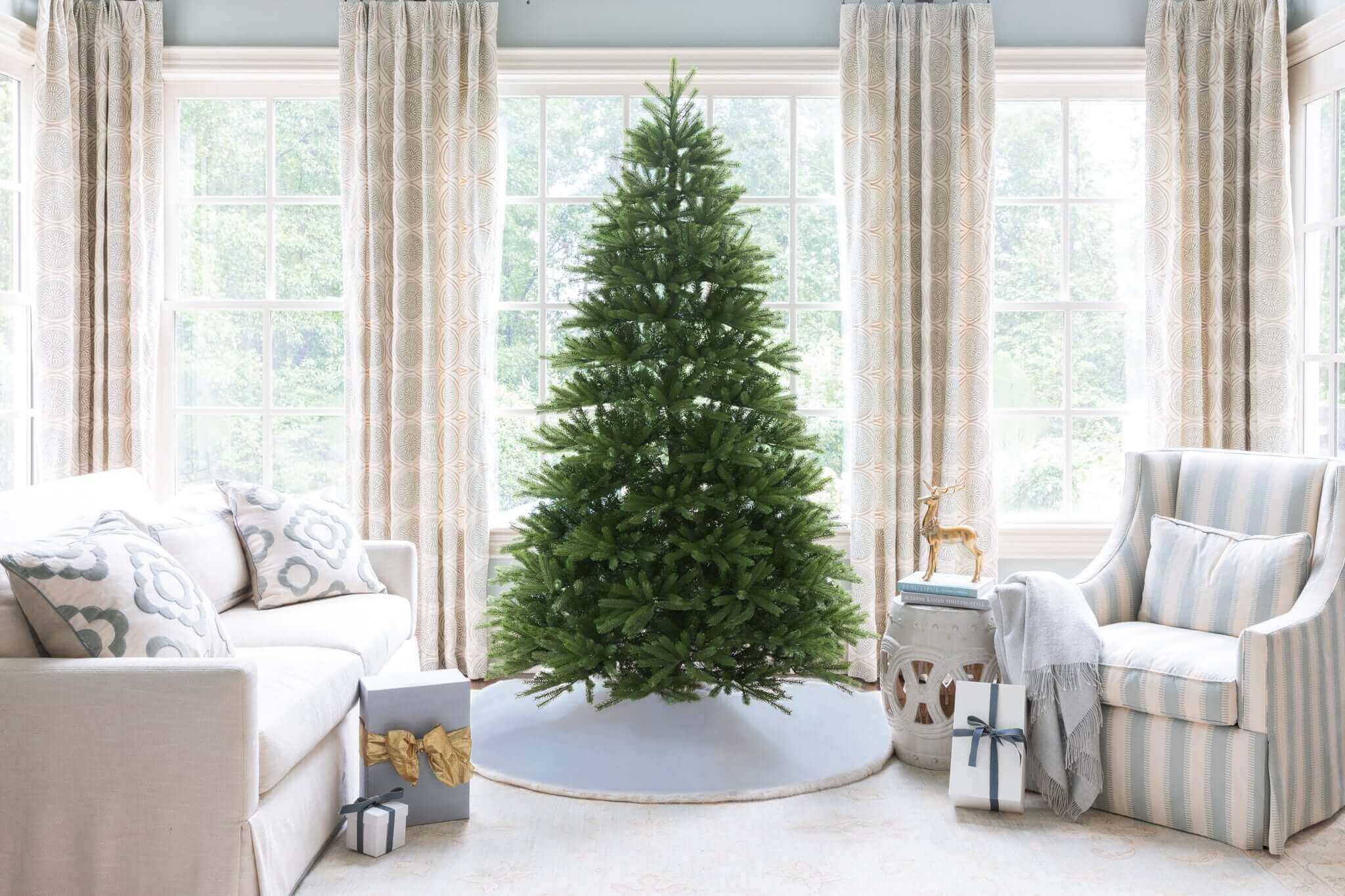 9' King Fraser Fir Quick-Shape Artificial Christmas Tree Unlit