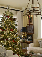 7.5' Silverpeak Fir™ Artificial Christmas Tree 3400 Warm White & Multi-Color Twinkle LED Lights