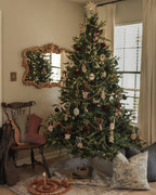 7.5' Scarlet Fir Artificial Christmas Tree with 800 Warm White LED Lights
