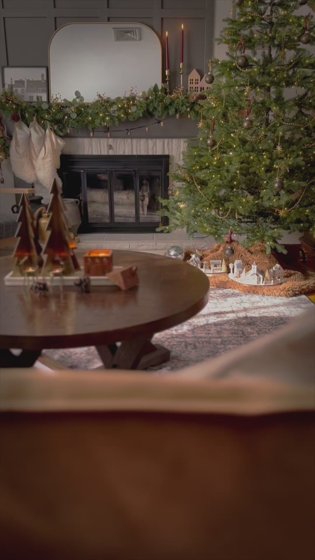 King of Christmas 9' Rushmore Fir Quick-Shape Tree 1000 Warm White Led Lights