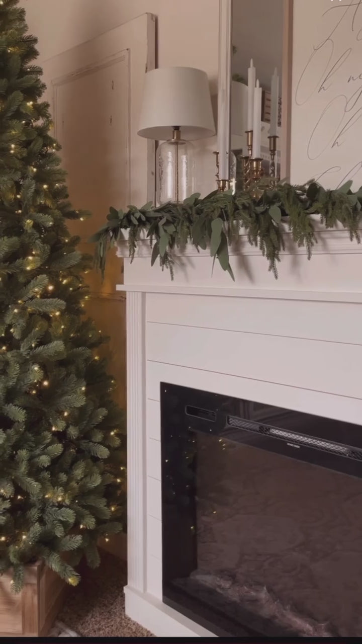King of Christmas 9' Royal Fir Slim Quick-Shape Artificial Christmas Tree Unlit