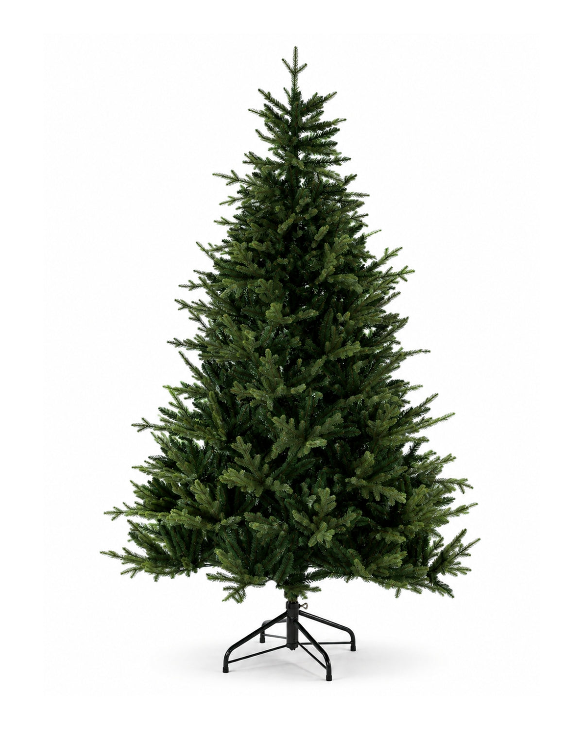 Scarlet Fir artificial Christmas tree, on a white background