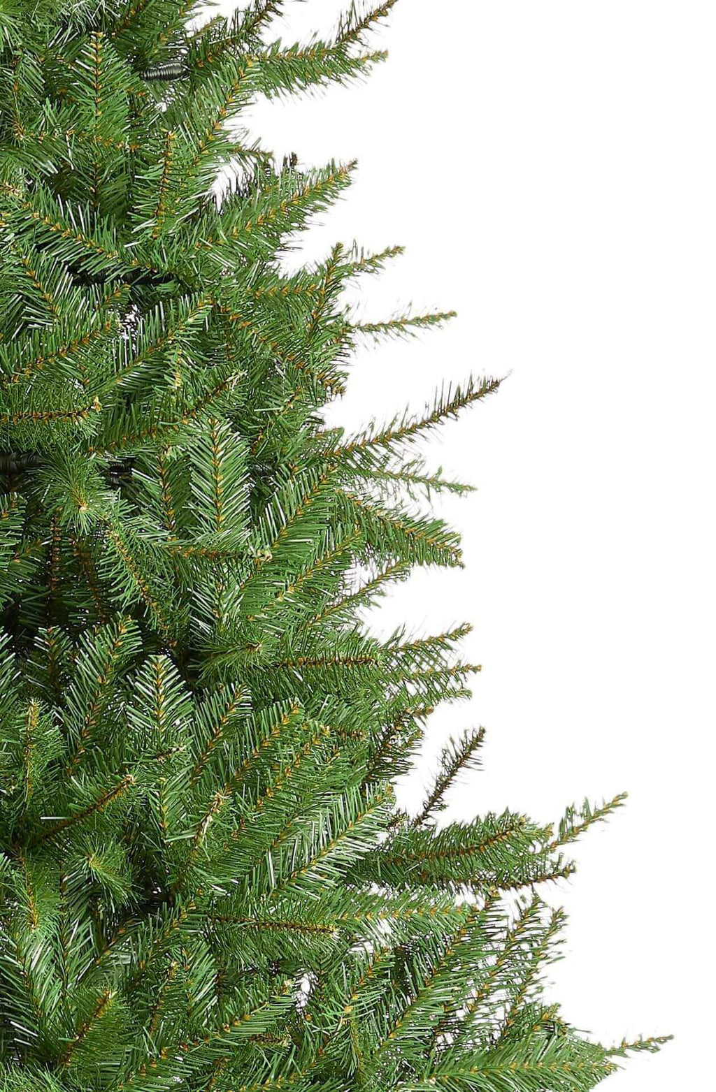 King of Christmas 6.5' Yorkshire Fir Slim Artificial Christmas Tree with 400 Warm White LED Lights