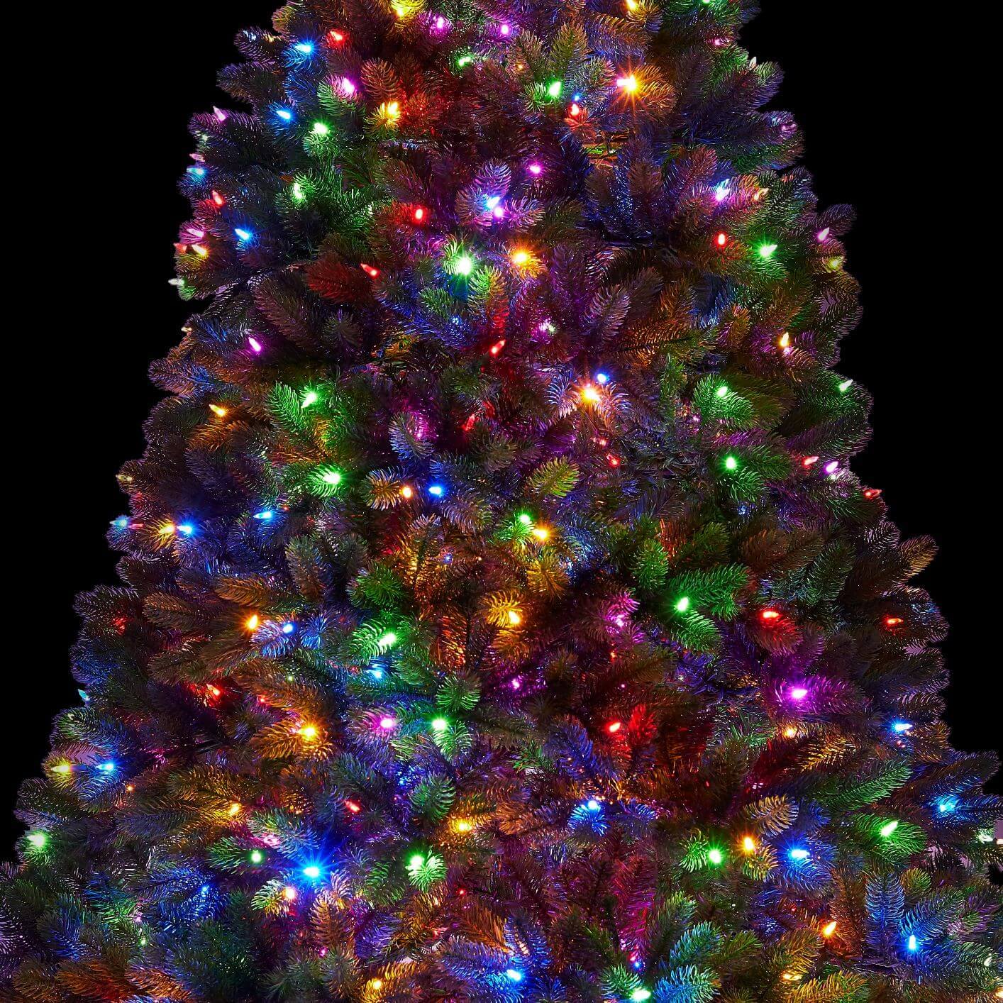 10 Foot Royal Fir QuickShape Artificial Christmas Tree 1600 Dual Color