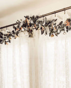 King of Christmas 9' x 12" Tribeca Spruce Blue Garland Unlit