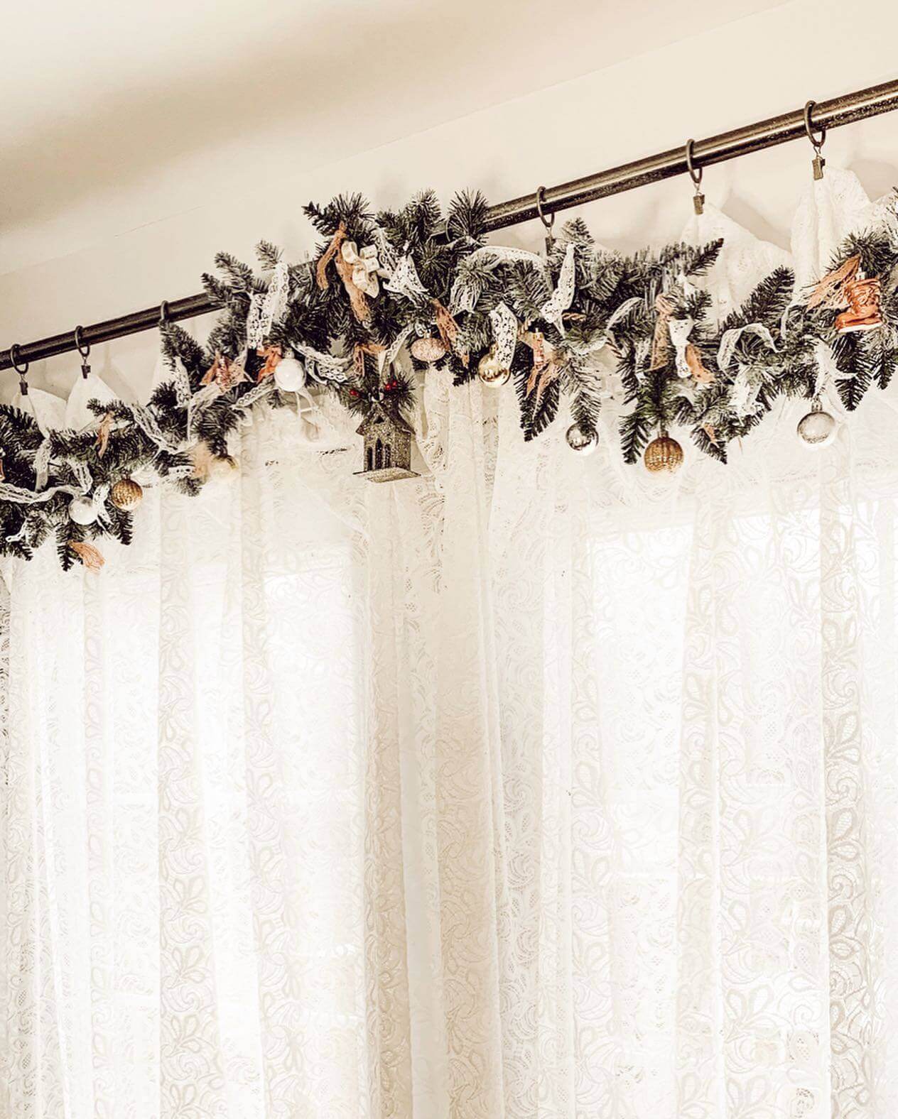 King of Christmas 9' x 12" Tribeca Spruce Blue Garland with Warm White LED Lights (Plug Operated)