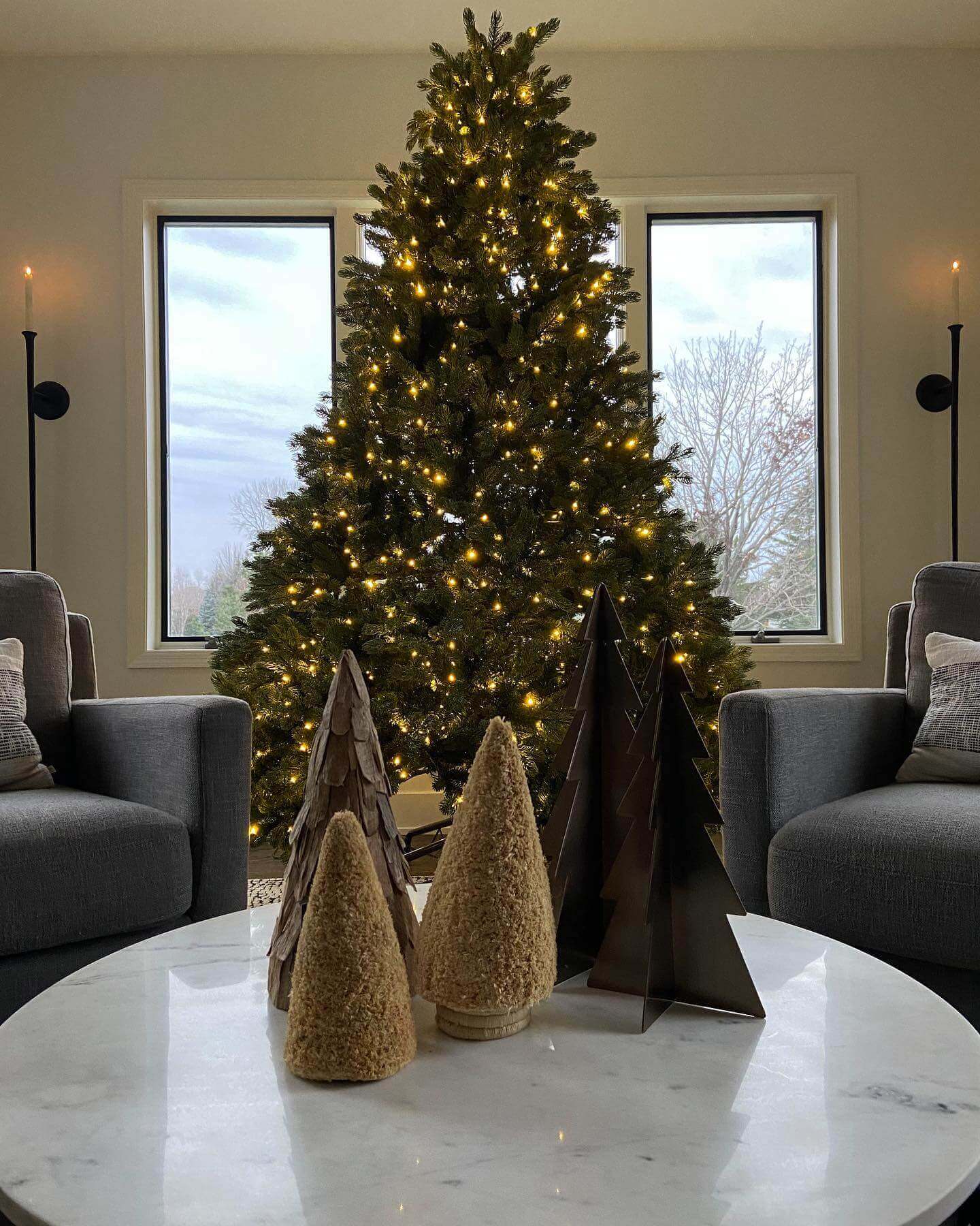 King of Christmas 7.5' Cypress Spruce Quick-Shape Artificial Christmas Tree Unlit
